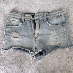 Joe’s Denim distressed cutoff shorts women’s size 26 low rise